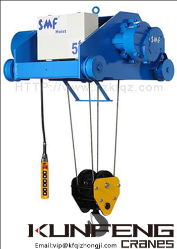 The features and components of Wire rope electric hoist