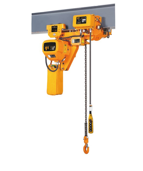Low Headroom Electric Chain Hoist with Geared Trolley