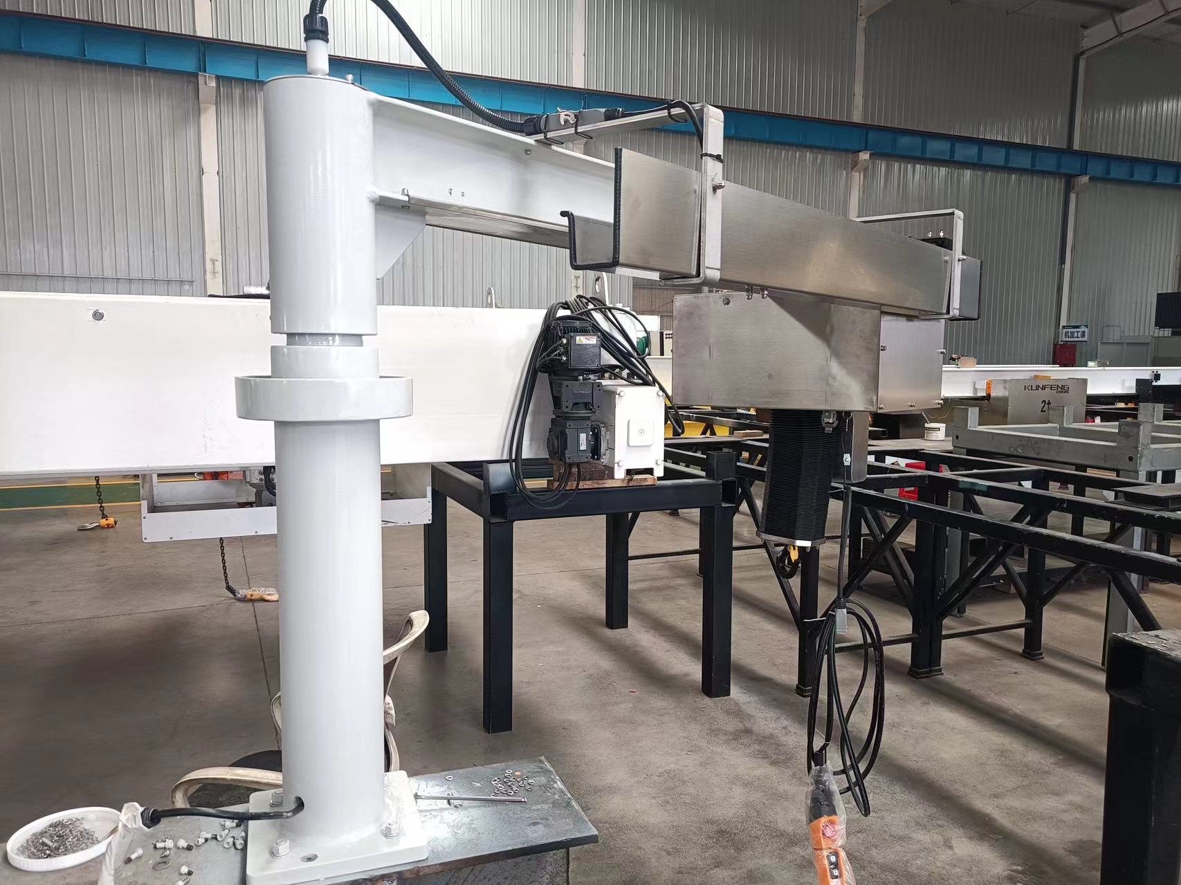 Food grade electric jib crane