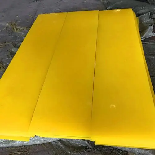 Yellow customed polyurethane anti-collision block