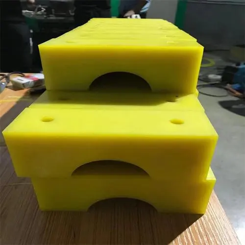 Polyurethane anti-collision block