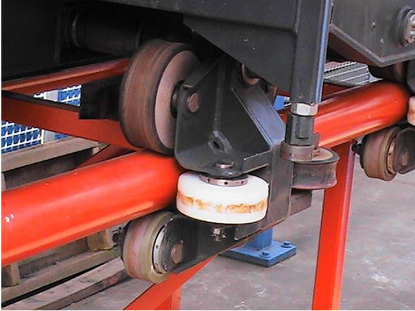 PU wheel applied in roller coasters