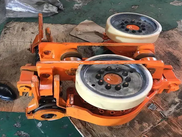 Friction Drive Wheels for Mining Monorail Crane