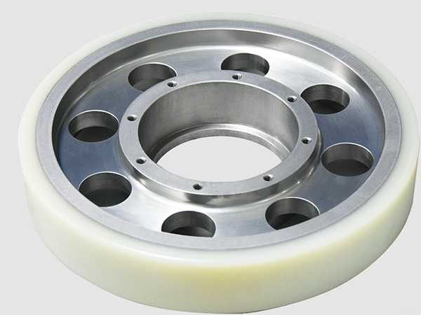 High Speed Cast Aluminum Centre Polyurethane Wheels