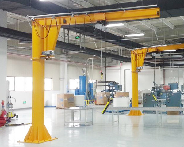 Column electric jib crane