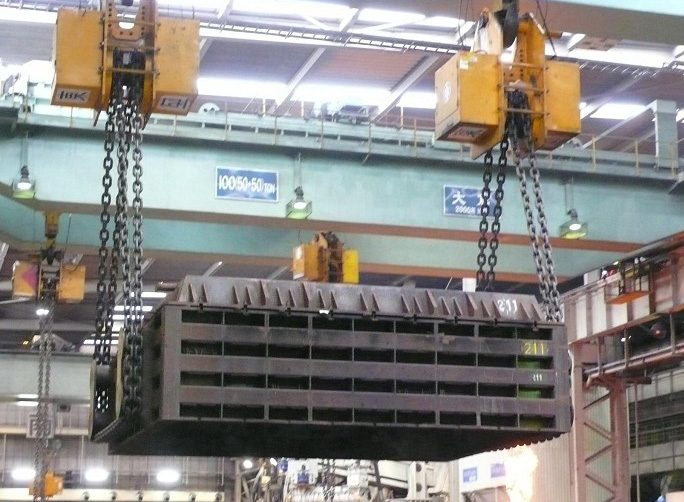 Chain load turning units