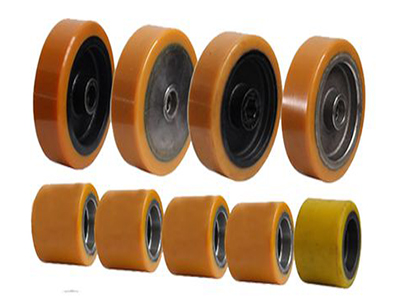 Different sizes of polyurethane Coating Wheel in semiconductor workshop