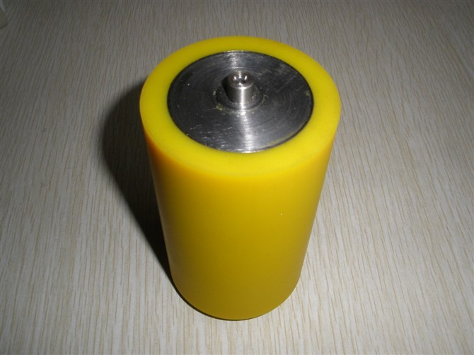 PU coated roller wheel