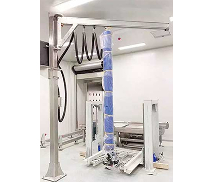 Cleanroom freestanding jib crane