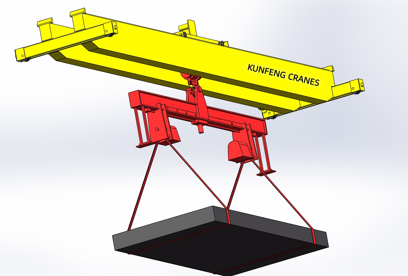 Turning device for crane