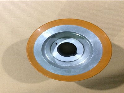 Heavy Duty PU Coating Wheels in Stacker	