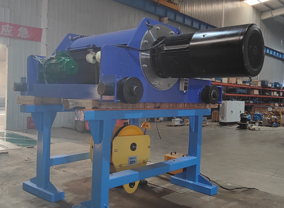 20 ton Double Girder Wire Rope Hoist - Single Hook, Electric Trolley 20 ton Double Girder Wire Rope Hoist - Single Hook, Electric Trolley