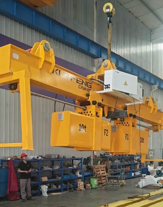 10t crane rotator turning device
